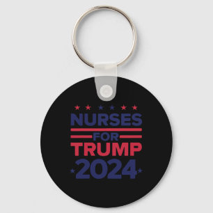 Llavero Para las enfermeras de Trump 2024, apoye la bander