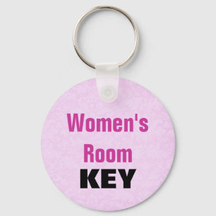Llavero para mujer del sitio - rosa y negro