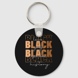 Llavero Para mujeres negras Mes de historia negra Retro
