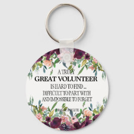 Llavero para regalo de agradecimiento a voluntario