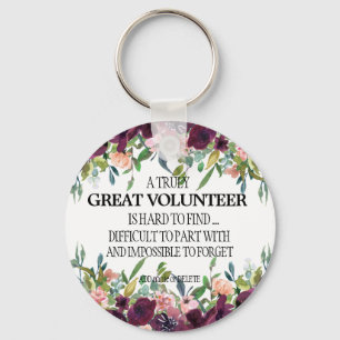Llavero para regalo de agradecimiento a voluntario