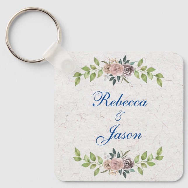 Llavero Para siempre - Dos corazones - Un amor (Anverso)