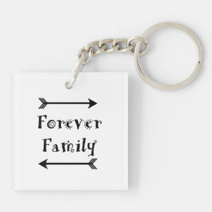 Llavero Para siempre familia - diseño de Adpotion