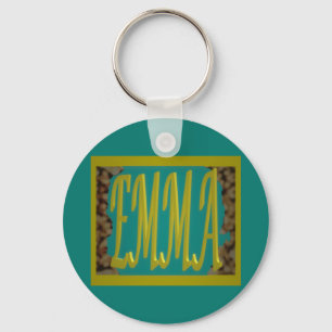 LLAVERO PARA UN CHICA LLAMADO EMMA MARINE BLUE PEBBLES