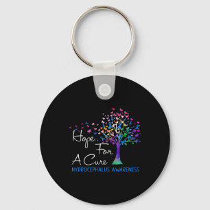 Llavero Para Una Cinta Cure Hydrocephalus Awareness Tree