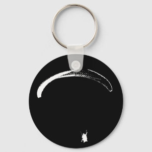 Llavero Paracaídas blanco y negro - Keychain