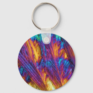 Llavero Paracetamol debajo del microscopio