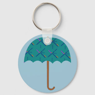 Llavero Paraguas de la alfombra del aeropuerto de PDX