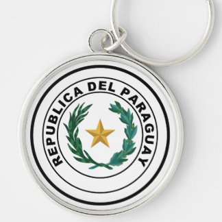 Llavero Paraguay country coat arms symbol emblem flag