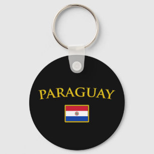 Llavero Paraguay de oro