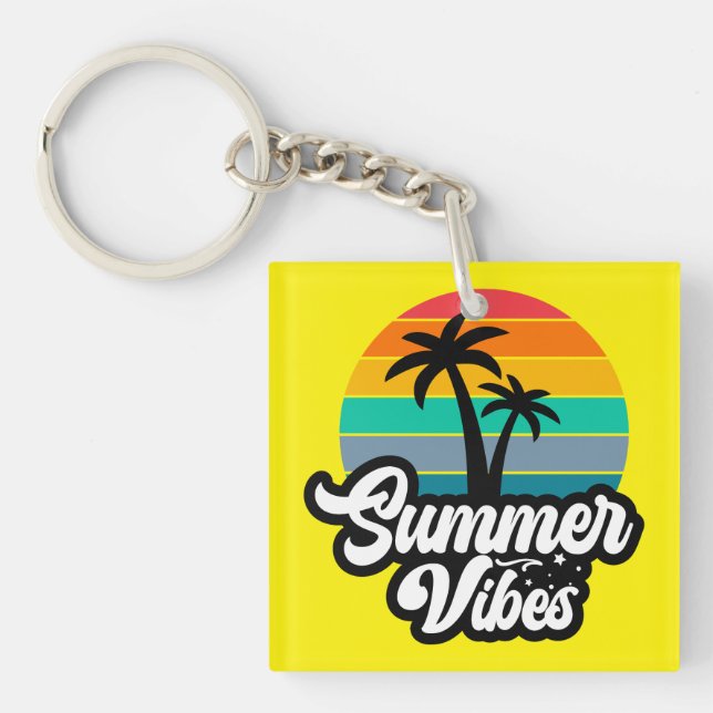 Llavero Paraíso de las vibraciones de verano-32922 (Frente)