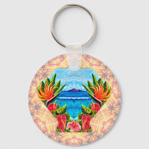 Llavero Paraíso hawaiano dos veces