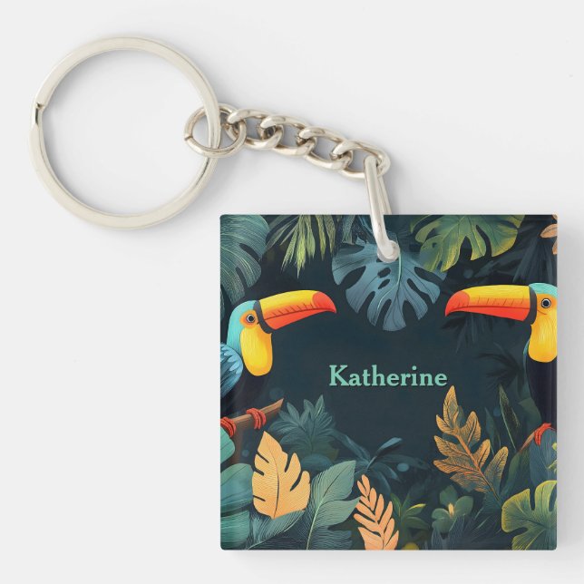 Llavero Paraíso Turco: Diseño de Personalizable (Frente)