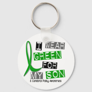 Llavero Parálisis cerebral llevo el verde para mi hijo 37