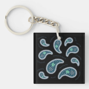 Llavero Paramecia Paisley Protozoo Ciencia de la Biología