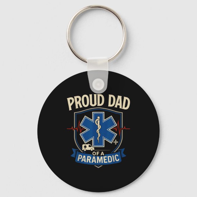 Llavero Paramedic Dad Proud Dad Of A Paramedic  (Anverso)