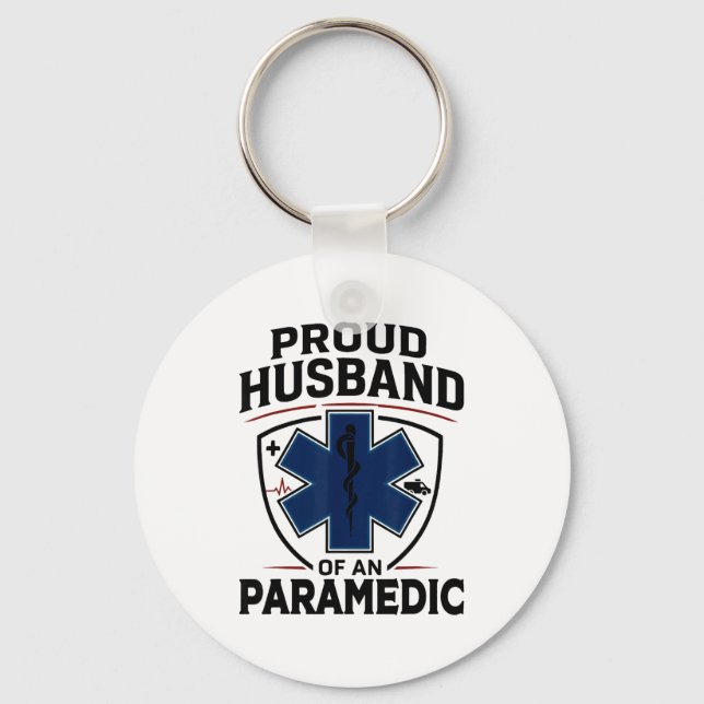 Llavero Paramedic Husband Proud Husband Of An Paramedic  (Anverso)