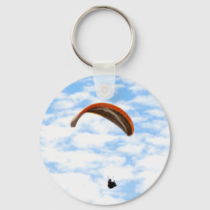 Llavero Parapente en las nubes - Personalizable Keychain
