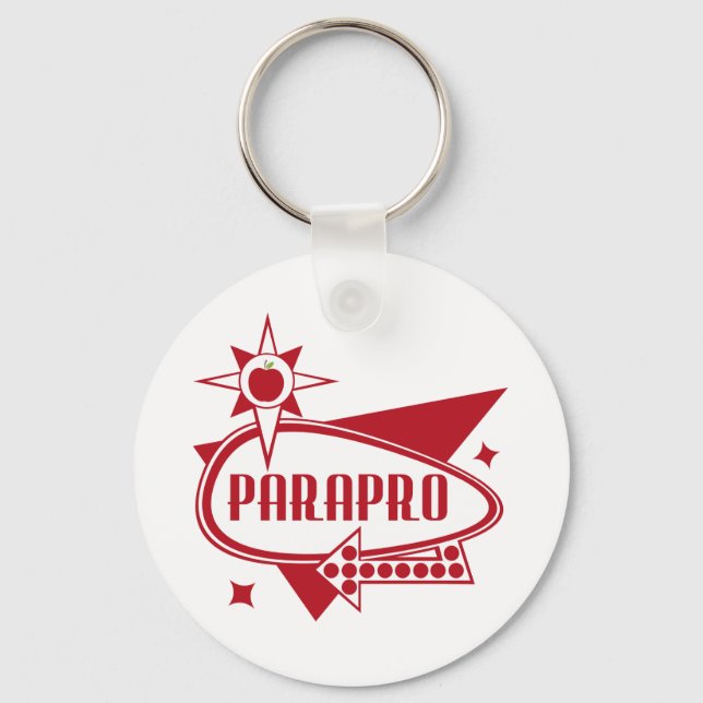 Llavero Parapro - Rótulo inspirado de los Retro Red 60 (Anverso)