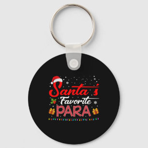 Llavero Paraprofesional para Navidades favoritos de Santa 