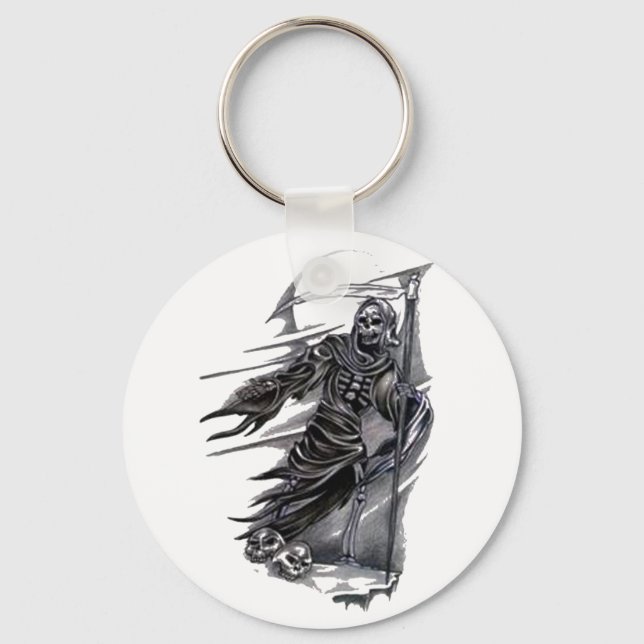 Llavero Parca Grim Reaper Tomando Almas (Anverso)