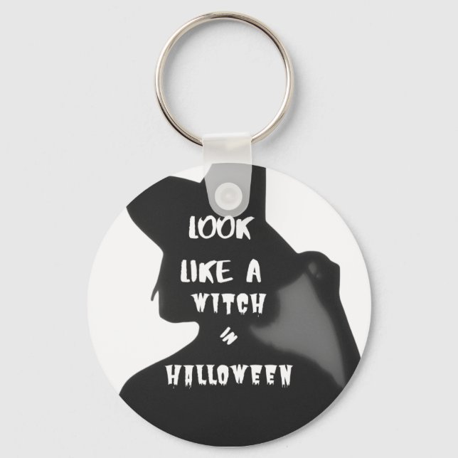 LLAVERO PARECE A WITCH IN HALLOWEN (Anverso)