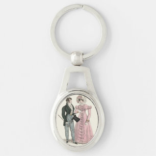 Llavero Pareja Boda Antigua 1823 Hombre Mujer Moda