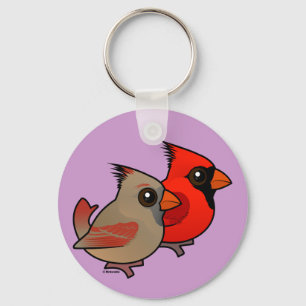 Llavero Pareja cardinal septentrional