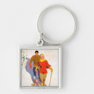Llavero Pareja con zapatos de nieve de McClelland Barclay