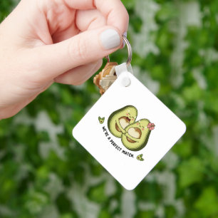 Llavero Pareja de Aguacates Adorables "Somos una Pareja Pe