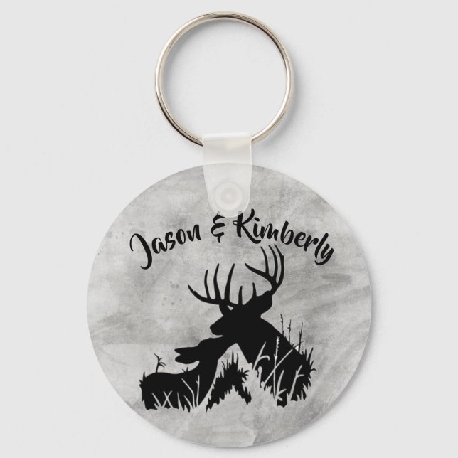 Llavero Pareja De Deer (Anverso)