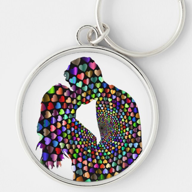 LLAVERO PAREJA DE KISSING (Frente)