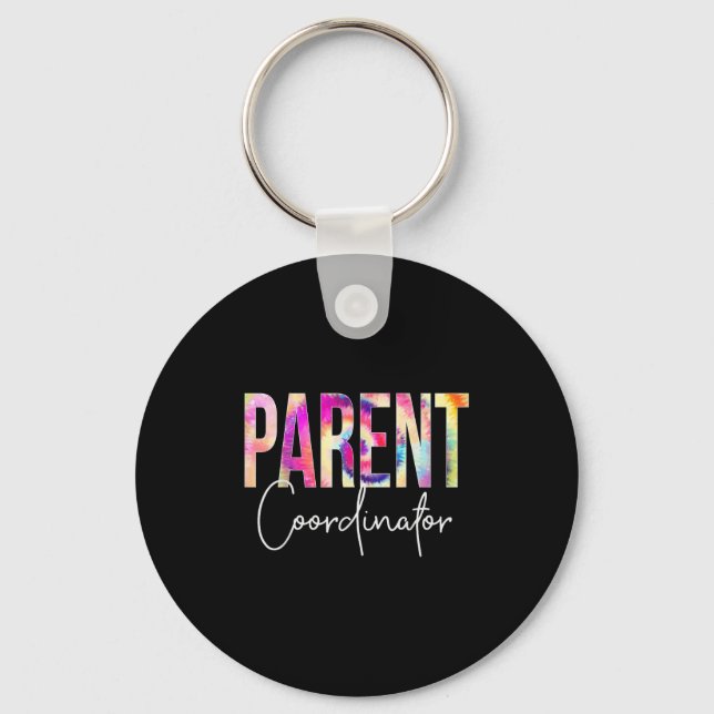 Llavero Parent Coordinator Tie Dye Back To School Apprecia (Anverso)