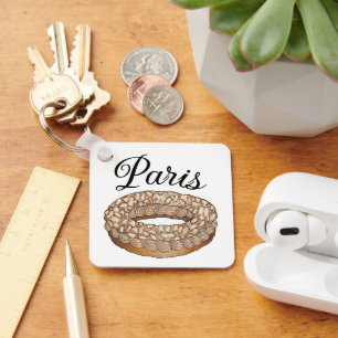 Llavero Paris Brest Choux Pastry Patisserie Francia