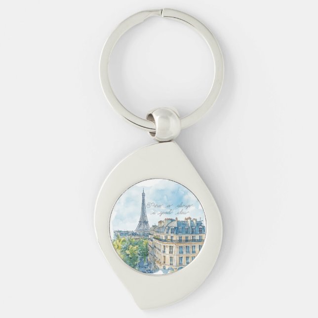 Llavero Paris is Always A Good Idea Passport (Anverso)