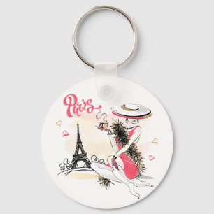 Llavero París, Moda y Café