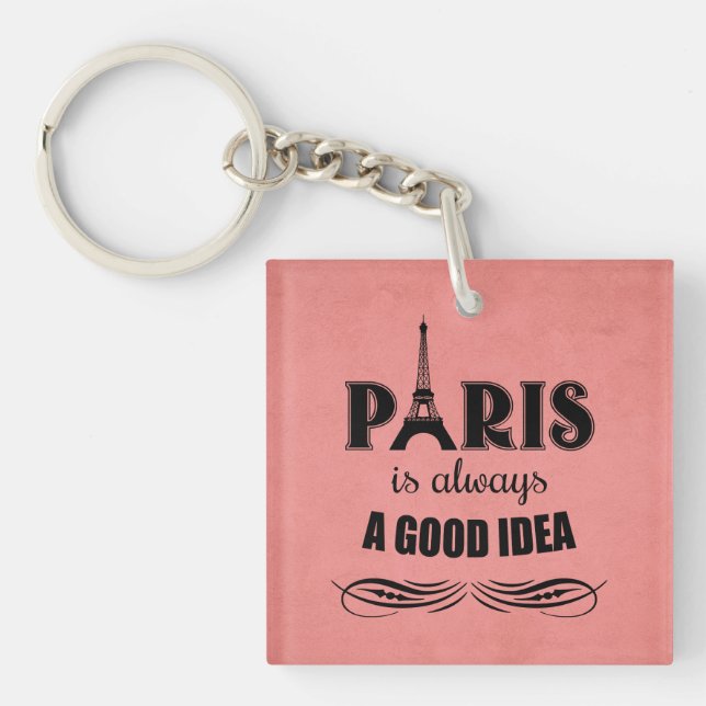 Llavero París siempre es una buena idea (Frente)