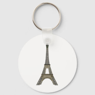 Llavero París: Torre Eiffel: Dibujo de vectores: