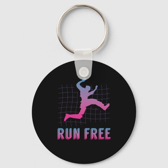 Llavero Parkour Freerunning Ejecución libre (Anverso)