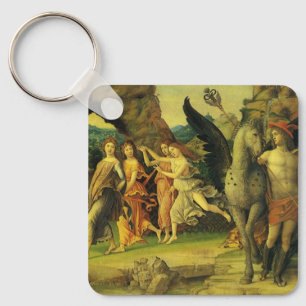 Llavero Parnassus, Mars y Venus por Andrea Mantegna