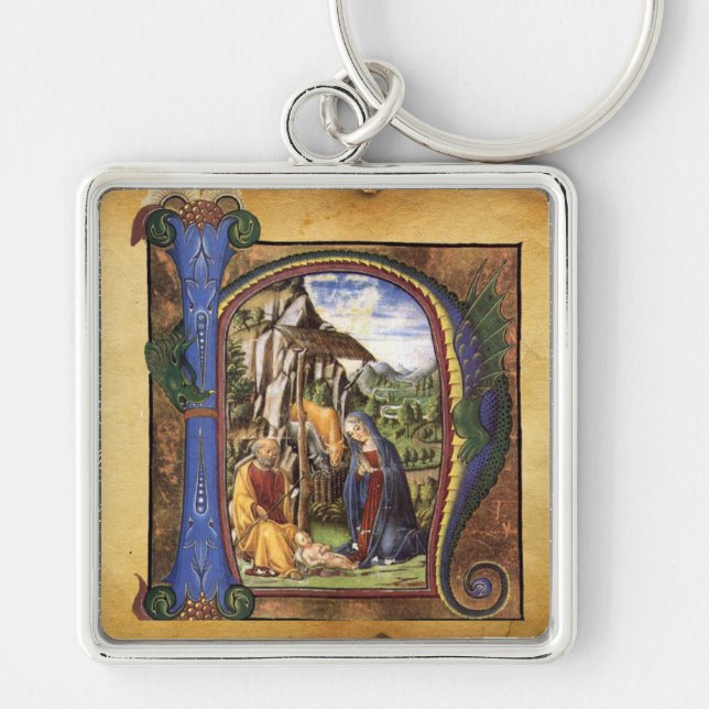 LLAVERO PARQUE DE NAVIDADES DE NATIVITY MONOGRAM (Frente)