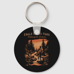 Llavero Parque Eagle Creek Indianápolis Indiana Vintage Hi