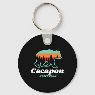 Llavero Parque Estatal Capacon West Virginia Oso Verano 