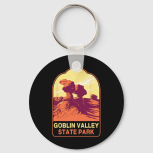 Llavero Parque Estatal Retro Goblin Valley viaje de campin