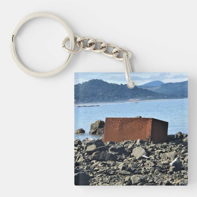 Llavero Parque Estatal Sisters Rock, Costa de Oregón (Frente)