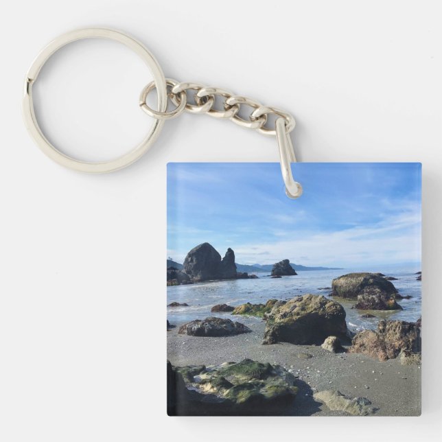 Llavero Parque Estatal Sisters Rock, Costa de Oregón (Frente)