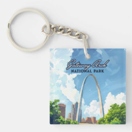 Llavero Parque nacional Arco Gateway Missouri St Louis Ret