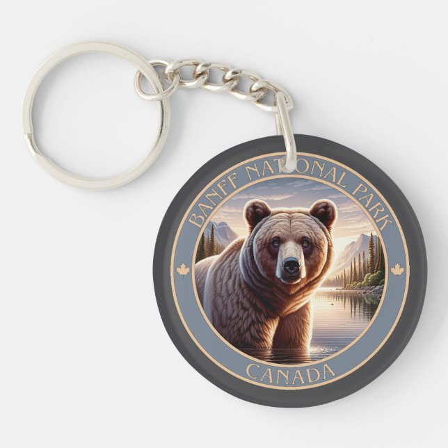 Llavero Parque nacional Banff Canadá (Frente)