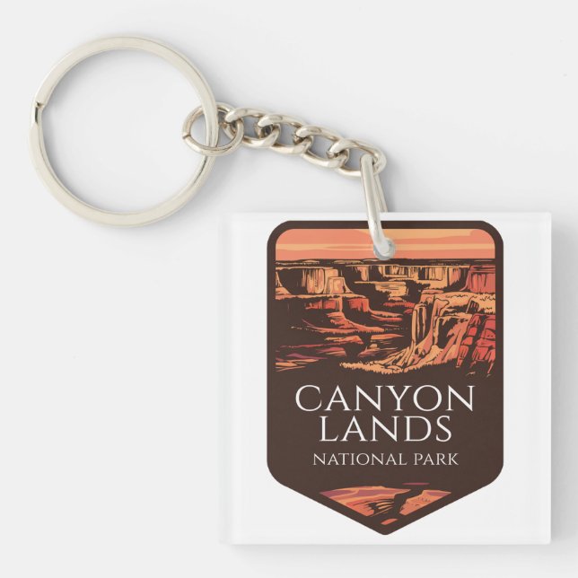 Llavero Parque nacional Canyonlands Emblem Sunset (Frente)