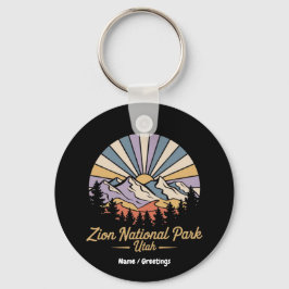 Llavero Parque nacional de Hike Zion, Utah, explorar sende